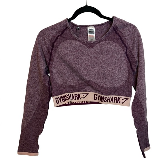 Nwt Gymshark Dark Ruby Flex Crop Top - Picture 1 of 4